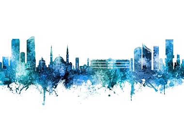 Beirut Lebanon Skyline