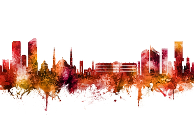 Beirut Lebanon Skyline