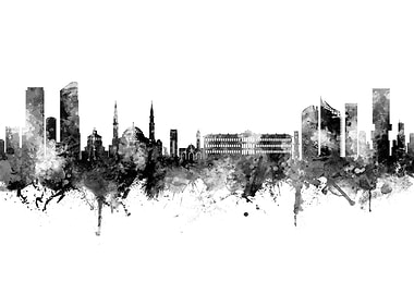 Beirut Lebanon Skyline