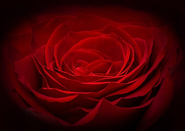 Deep Blood Red Rose