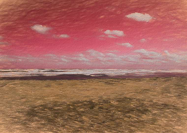 stormy sea with clouds