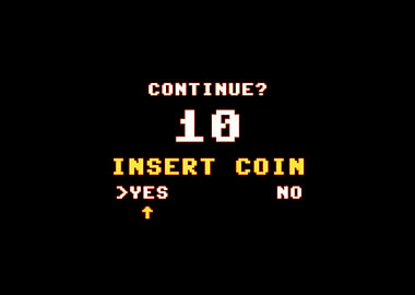 Insert coin c64 hi glow