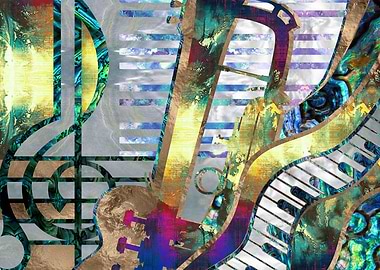 Music Art Collage