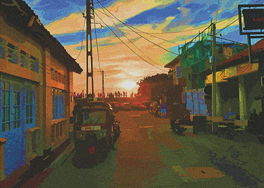 Street of Fort in Galle