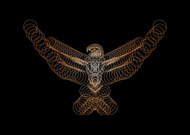Eagle Circle Art