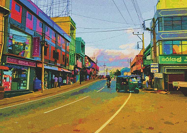 Street in Haputale City II