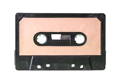 Cassette black beige warm