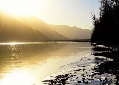 USA Alaska Knik River