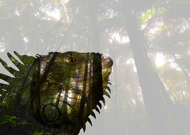 Green Iguana Rainforest