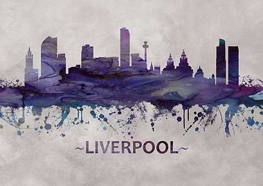 Liverpool England skyline