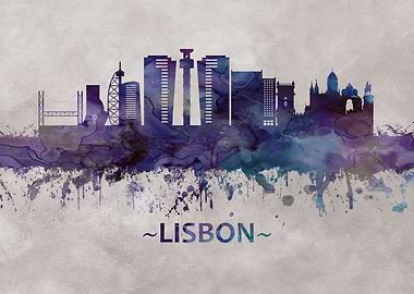 Lisbon Portugal skyline