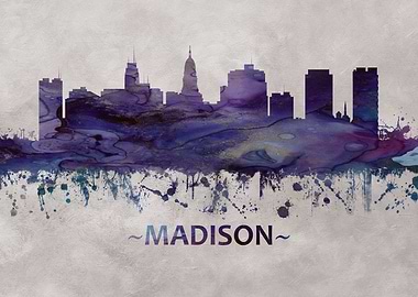 Madison Wisconsin skyline