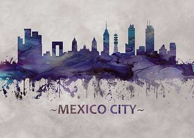 Mexico City Mexico skyline