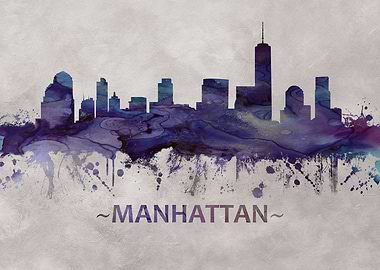 Manhattan New York skyline