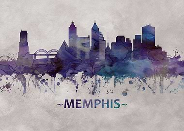 Memphis Tennessee skyline