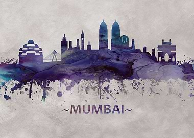 Mumbai India skyline