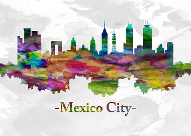 Mexico City Mexico skyline