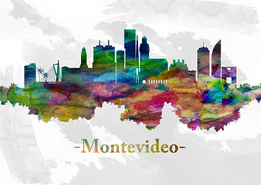 Montevideo Uruguay skyline