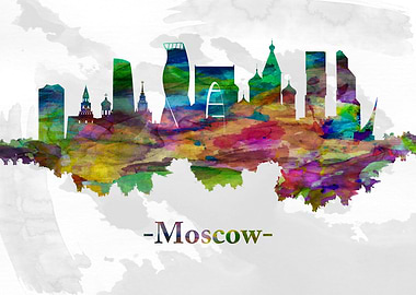 Moscow Russia skyline