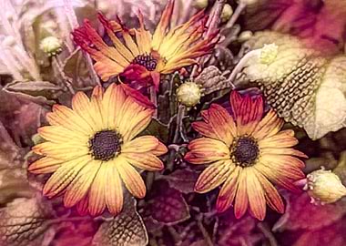 orange yellow gerbera