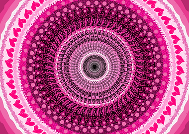 Love Spiral Mandala