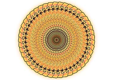 Sunrays Mandala