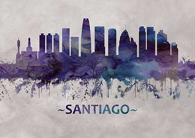 Santiago Chile skyline