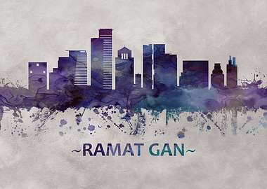 Ramat Gan Israel skyline