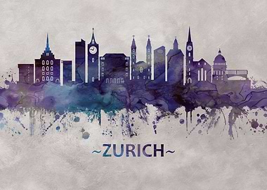 Zurich Switzerland skyline