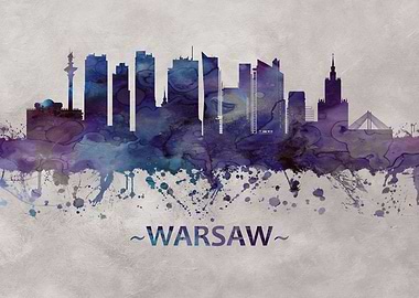 Warsaw Poland skyline