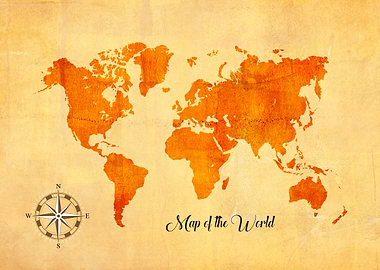 World Map Of The Earth
