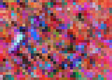 geometric pixel pattern