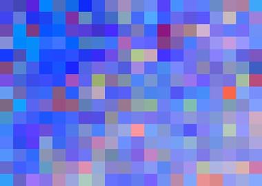 geometric pixel pattern