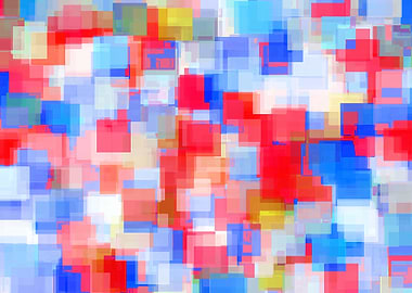 geometric pixel pattern