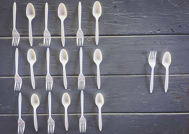 fork and spoon