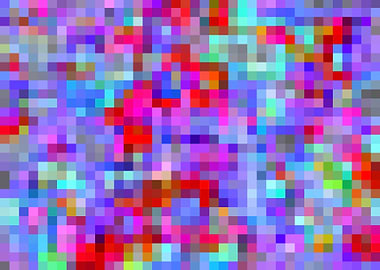 geometric pixel pattern