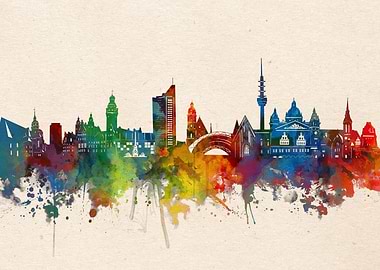 leipzig watercolor