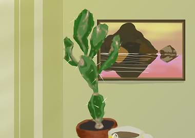 Room Scape Cactus