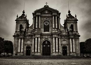 Notre Dame Versailles BW
