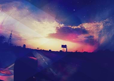 Abstract View from my car