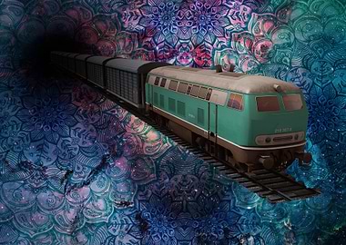 Train through nowhere