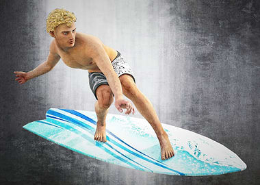 Riding Surf to the Right