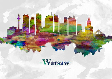 Warsaw Poland skyline