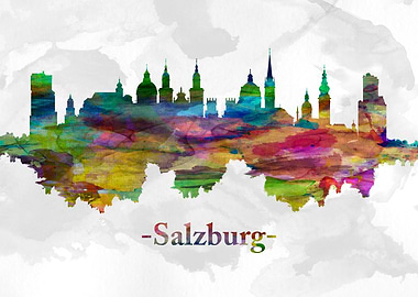 Salzburg Austria skyline