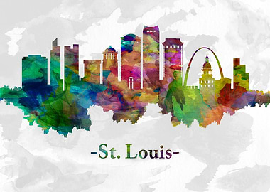 St Louis Missouri skyline