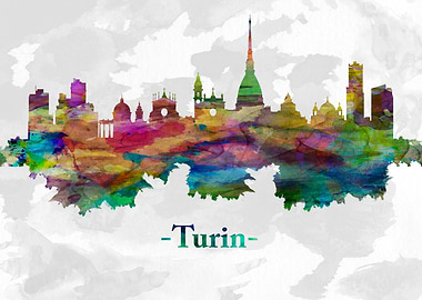Turin Italy skyline