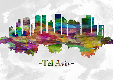 Tel Aviv Israel skyline