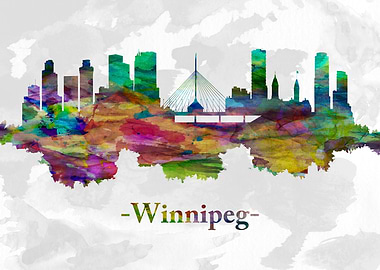 Winnipeg Canada skyline