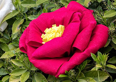 handmade papier flower