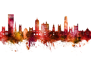 Yale Connecticut Skyline